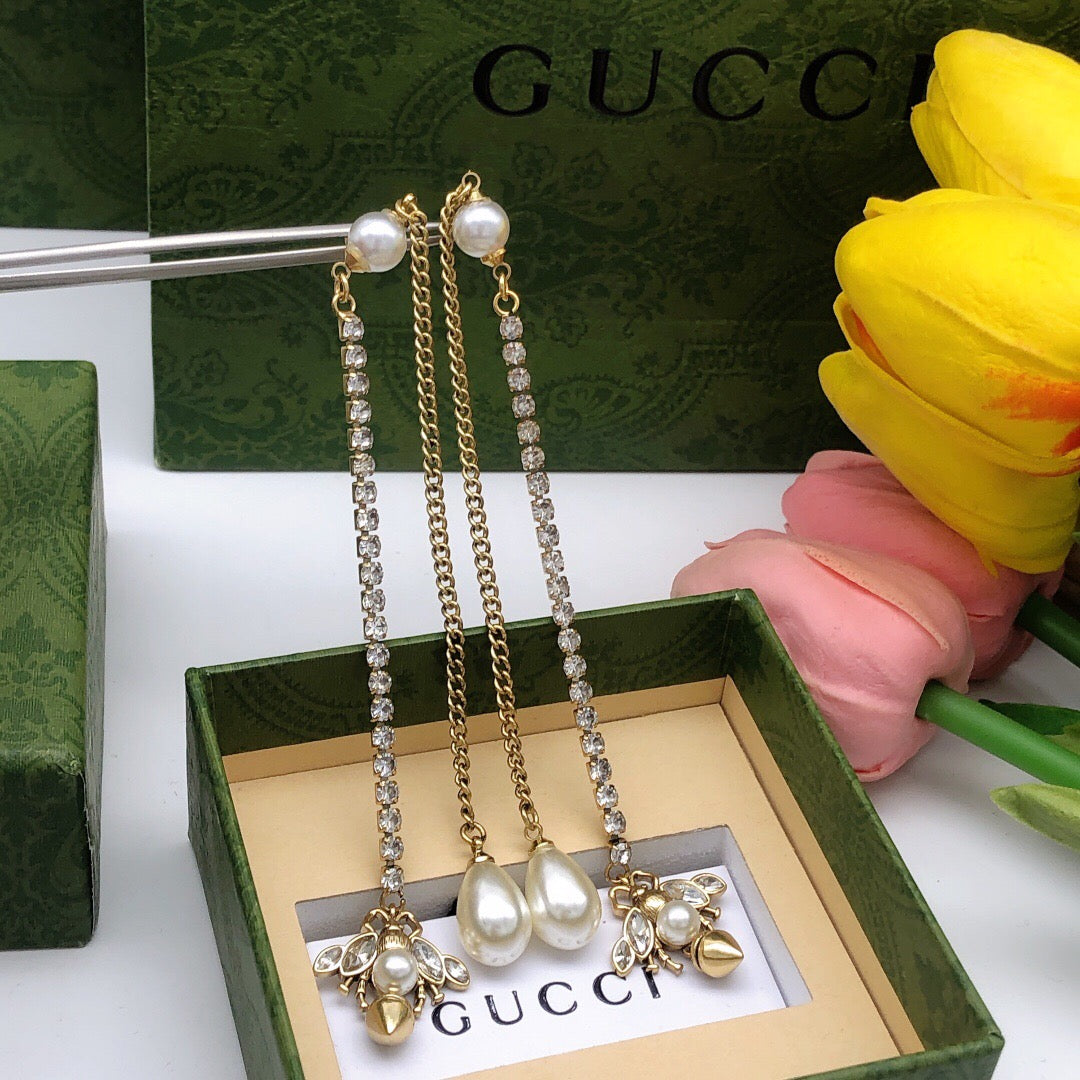 Gucci Bee Sterling Silver Stud Earrings - image 5