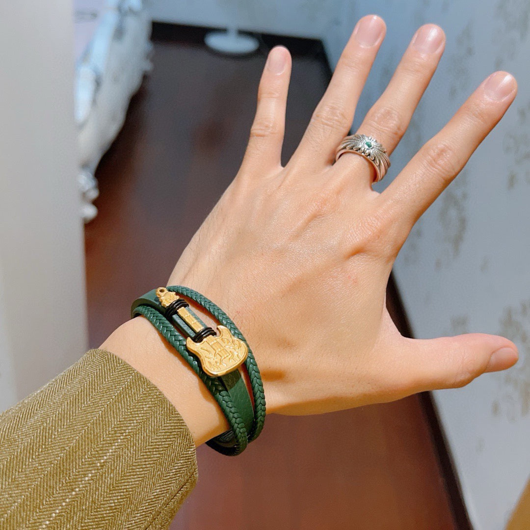 Gucci Anger Forest Distressed Vintage Silver-Tone Vintage-Inspired Bracelet – Style 30 - image 9