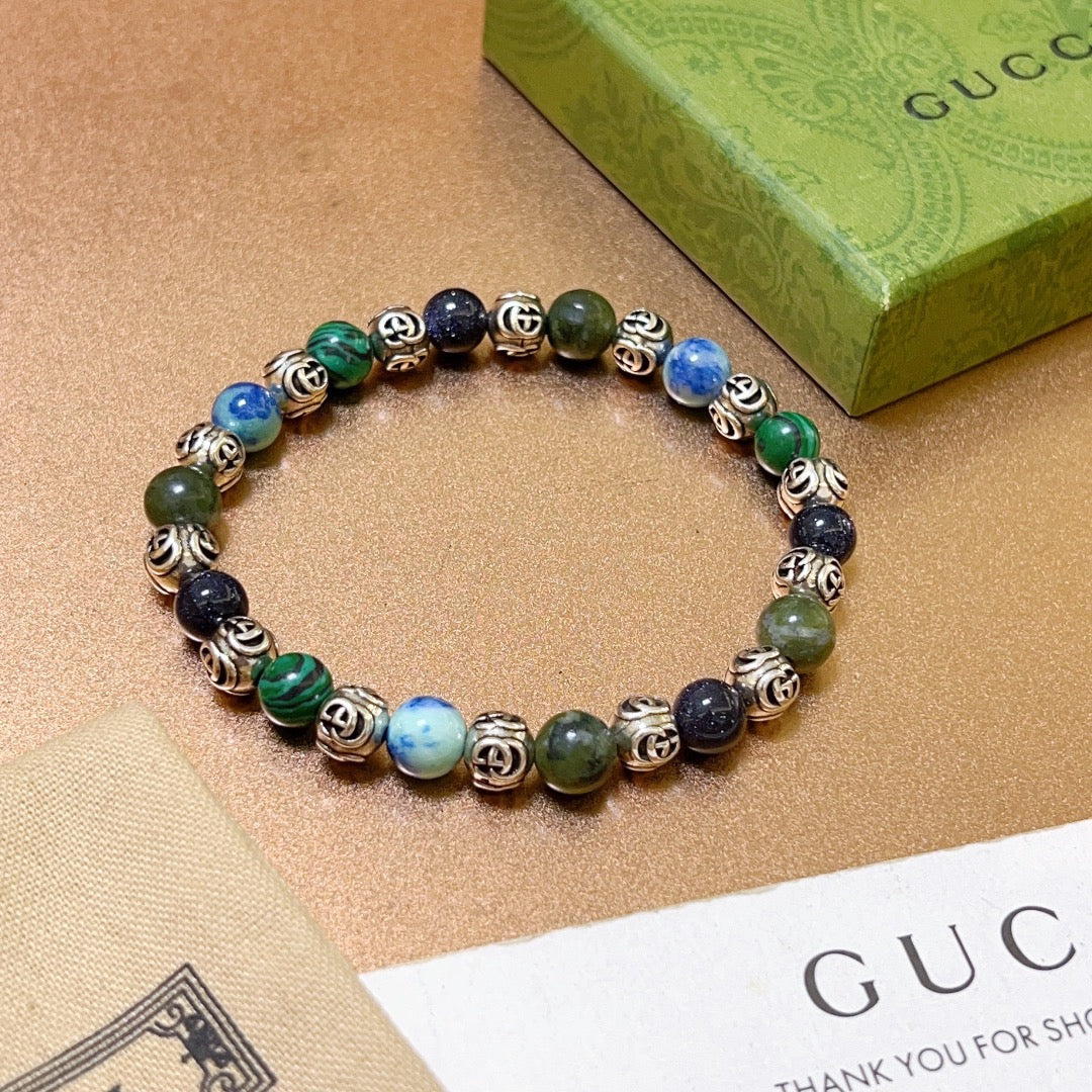 Gucci Anger Forest Agate Crystal Distressed Bracelet – Style 03 - image 9