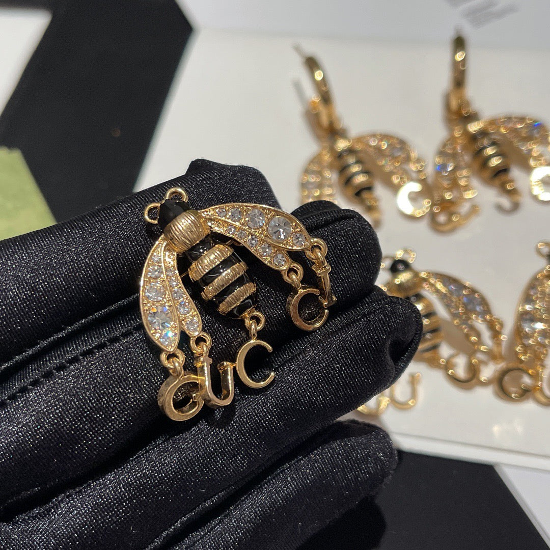 Gucci Bee Stud Earrings – Style 04 - image 4