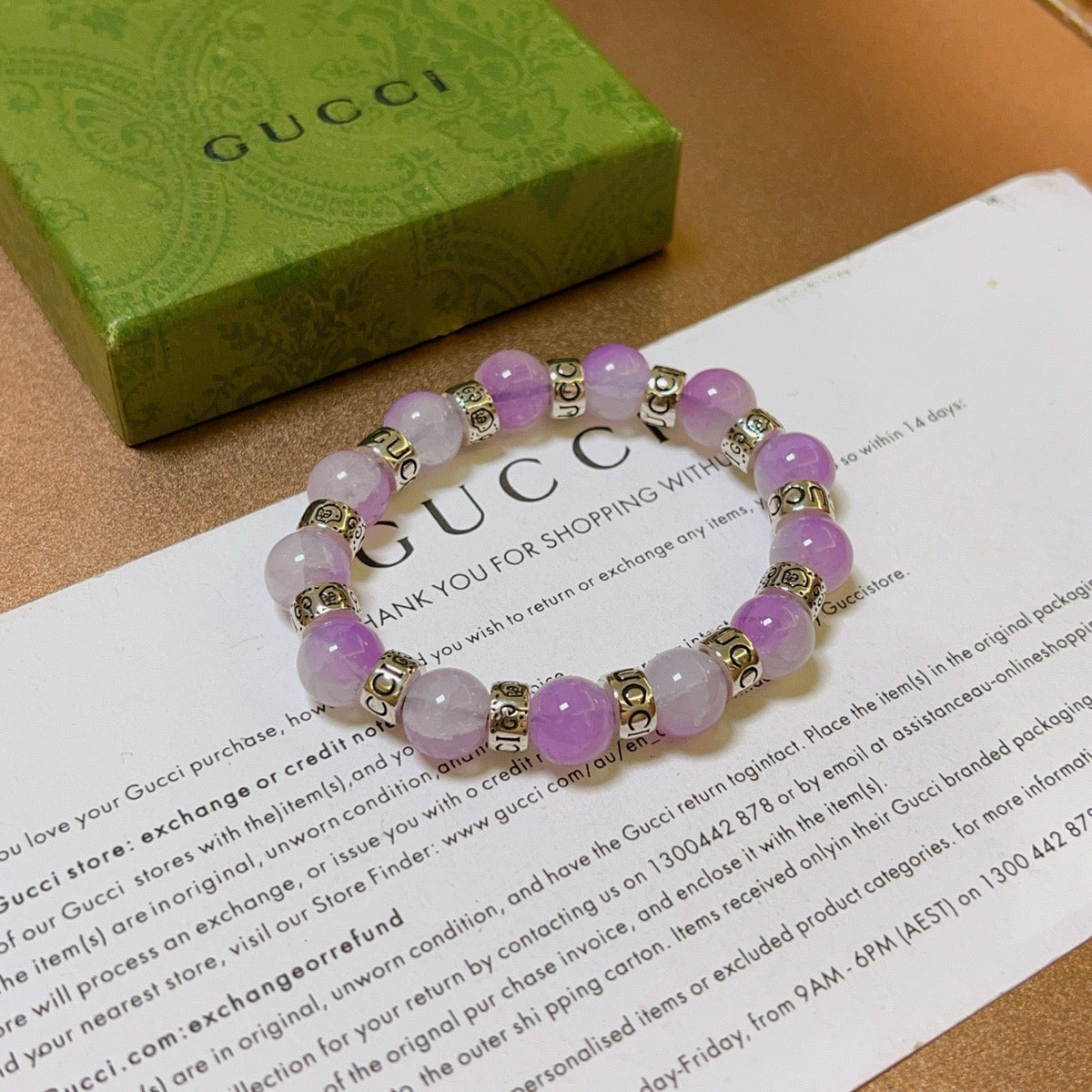 Gucci Anger Forest Crystal Distressed Unisex Bracelet – Style 05 - image 10