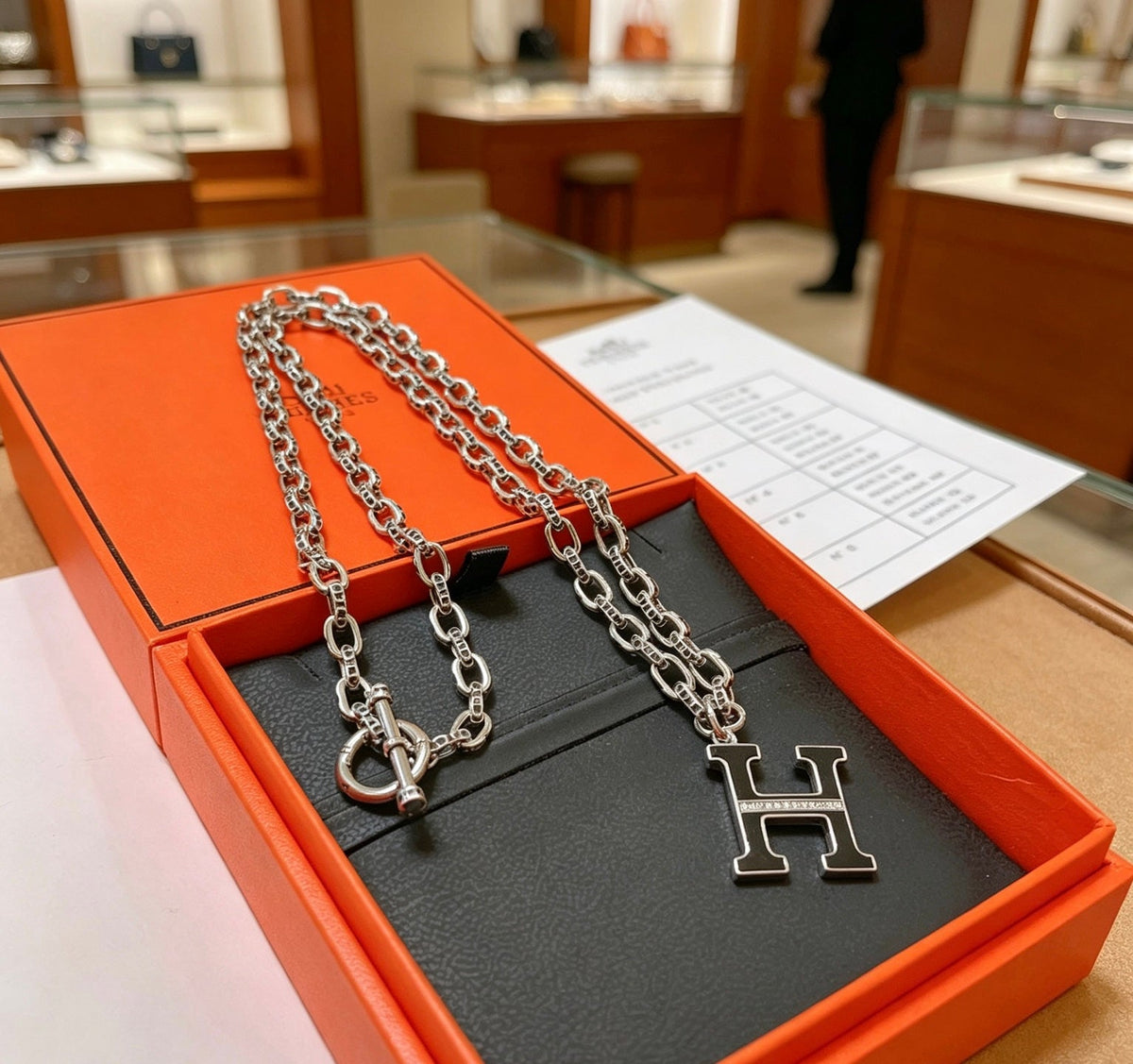 Hermès Toggle Link Necklace - image 9