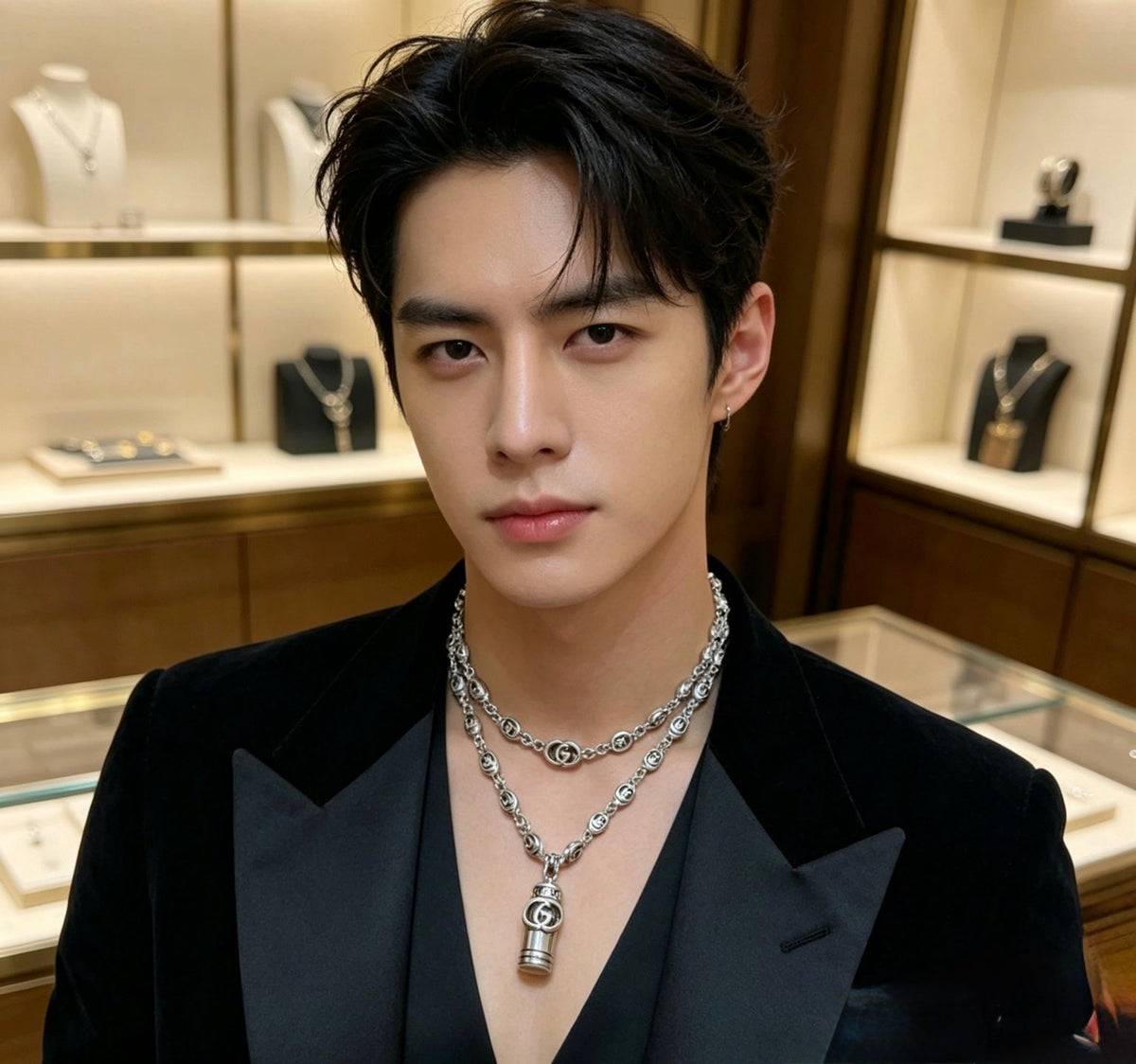 Gucci Anger Forest Chain Distressed Vintage-Inspired Necklace – Style 05 - image 9