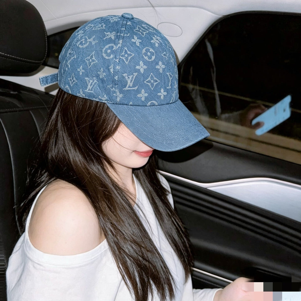 Louis Vuitton Denim Monogram Baseball Cap - image 9