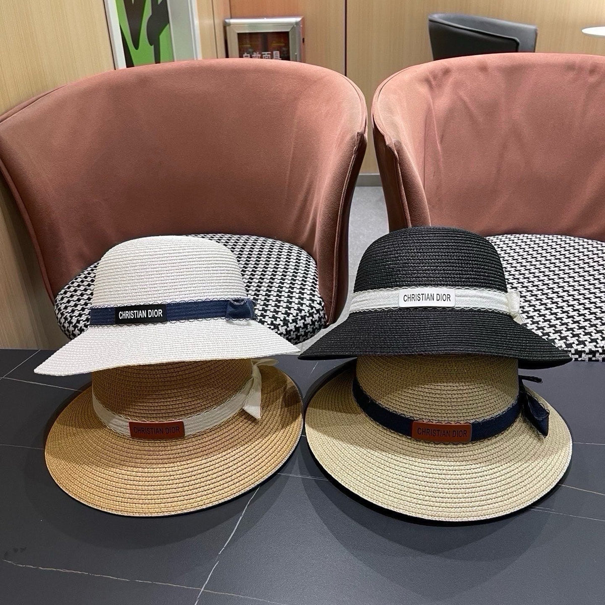 Dior Woven Bucket Hat - image 12