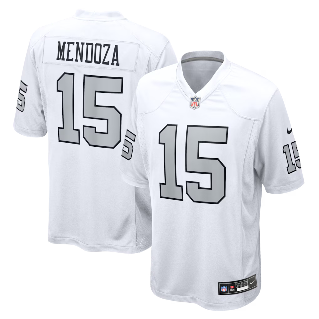 Fernando Mendoza Las Vegas Raiders Alternate Jersey - White