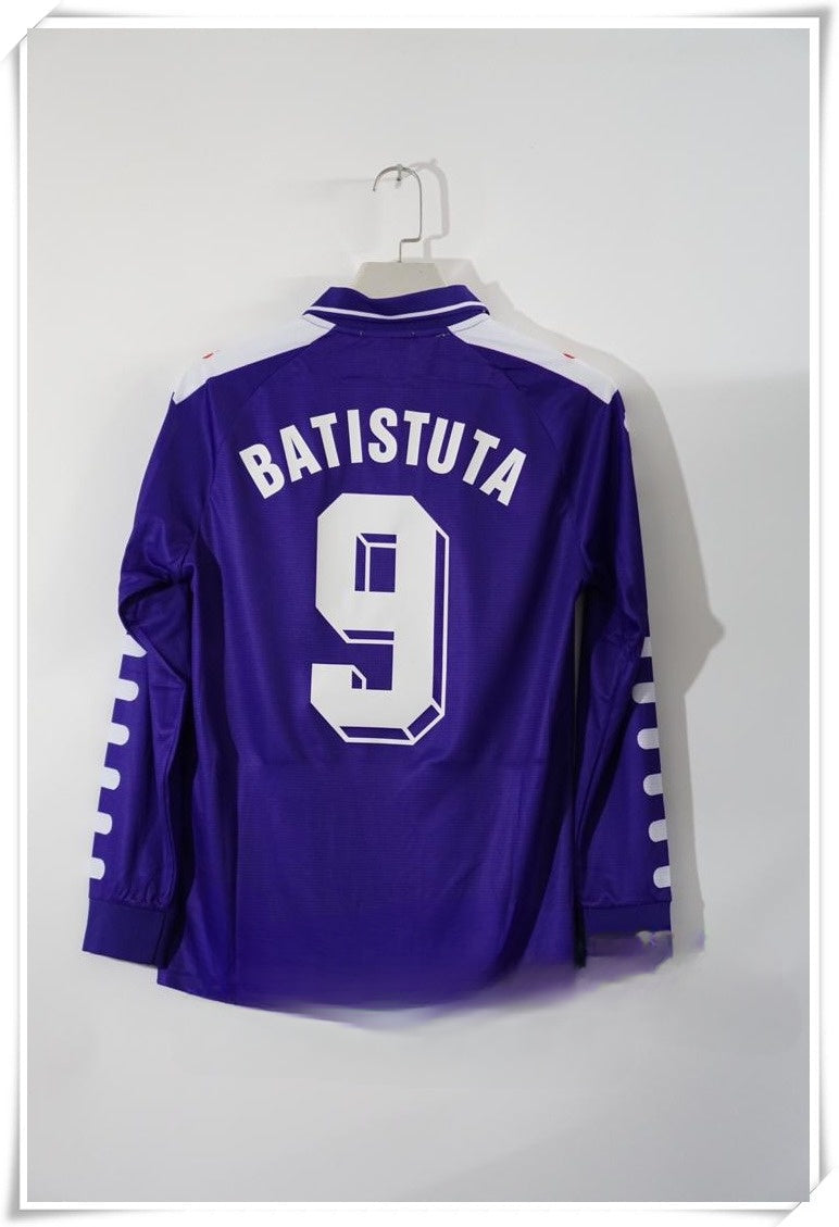 Fiorentina 1998-99 Home Retro Jersey – Fila Viola Purple Nintendo Kit | Batistuta Rui Costa Era