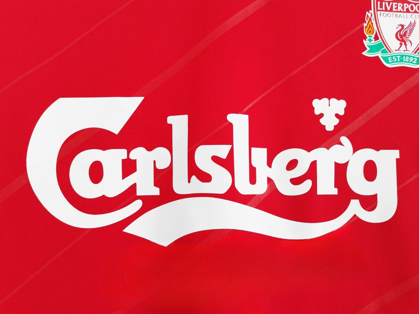 Liverpool 2005-06 Home Jersey – Red Gold Reebok Carlsberg Five Stars Fan Version Premier League Football Shirt