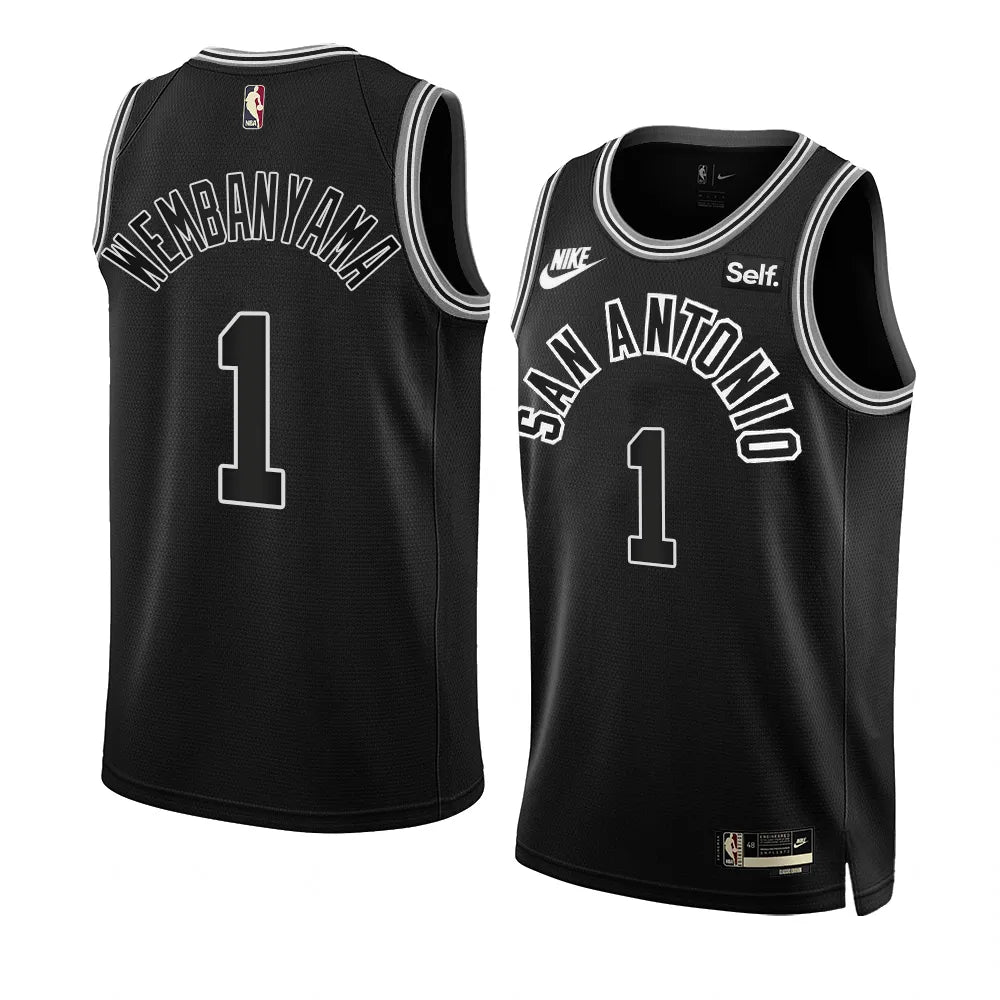 Victor Wembanyama #1 San Antonio Spurs Nike Classic Edition Swingman Jersey