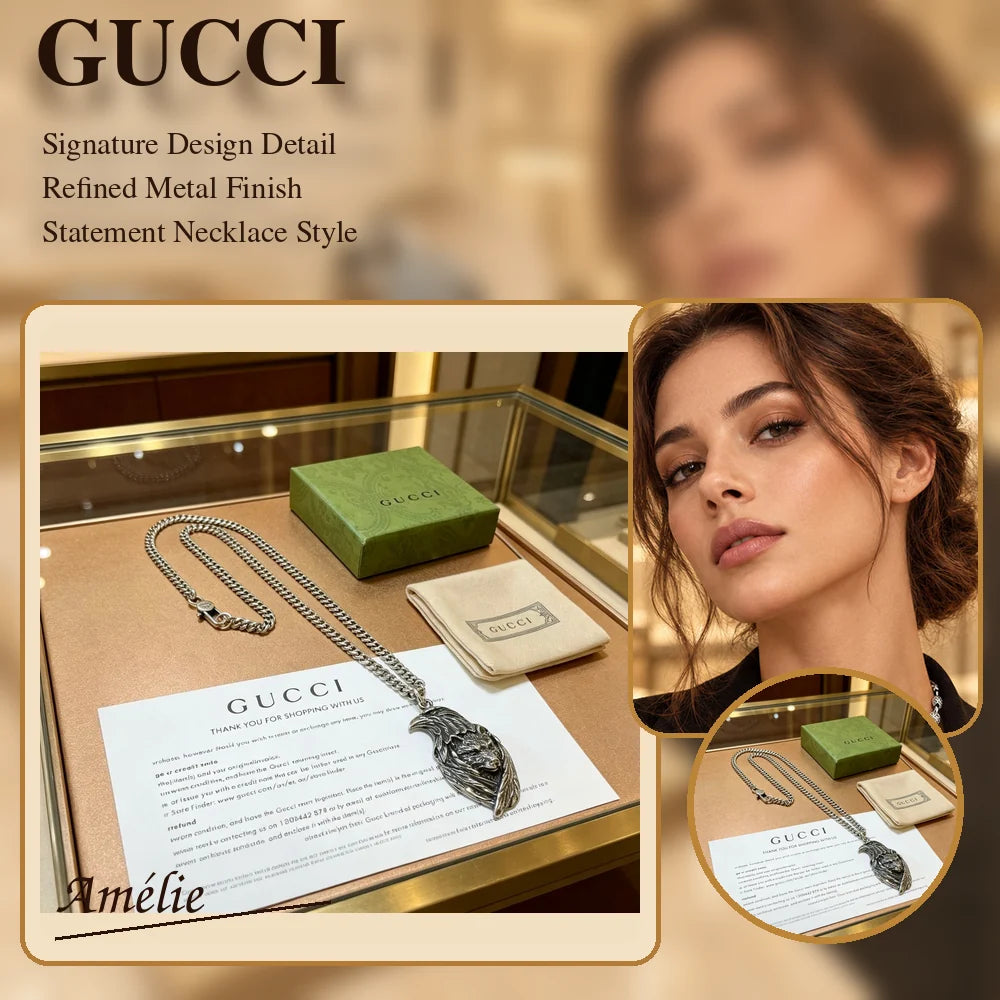 Gucci Anger Forest Chain Distressed Necklace – Gucci jewelry main image