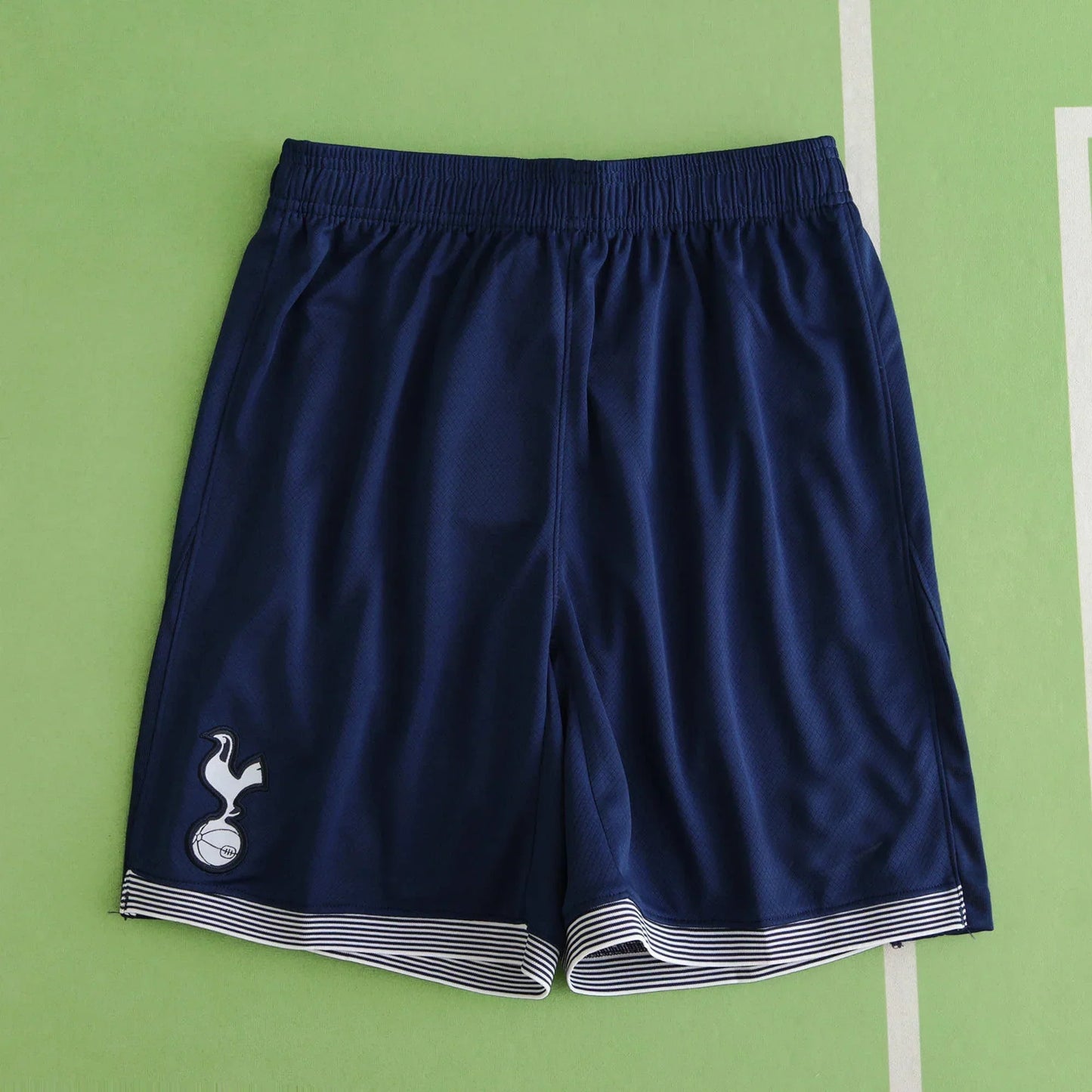 Tottenham Hotspur 2024/25 Home Shorts – Navy Blue | Spurs Cockerel Badge | Stripe Hem | Adult Football Shorts