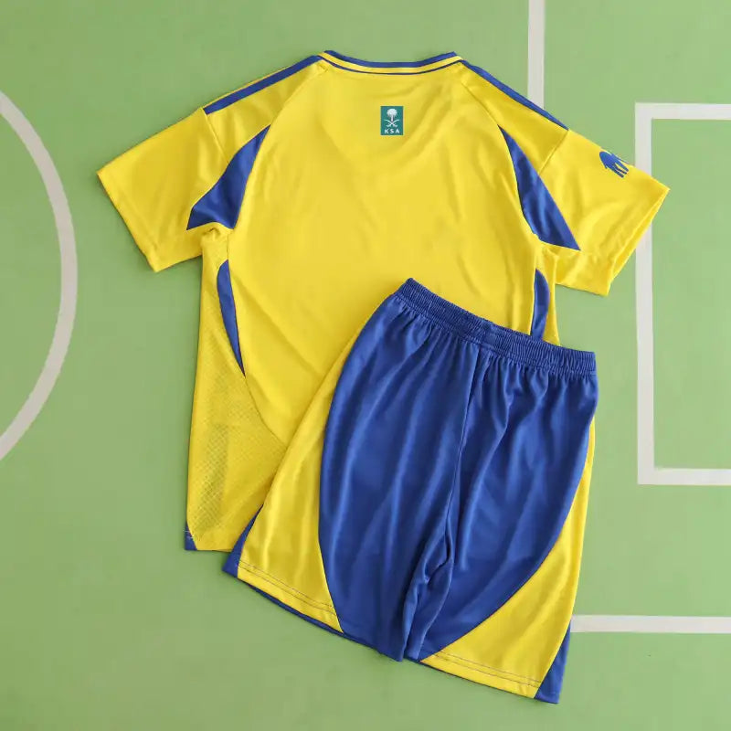 Al Nassr FC Home Kids Kit 2024/25 Soccer Jersey