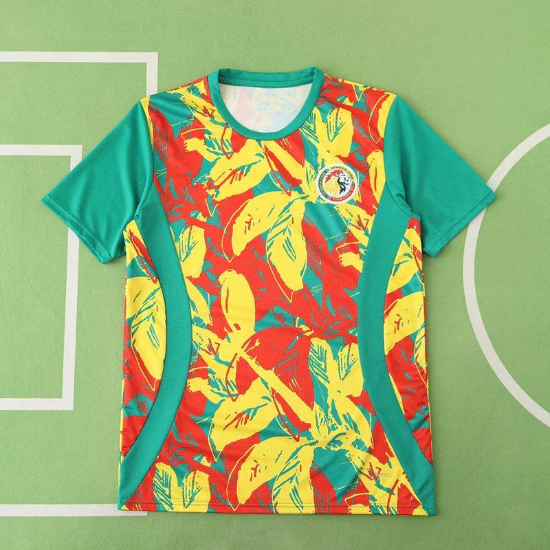 Senegal National Team 2025/26 Training Jersey – Tropical Leaf Print | Puma | Teranga Lions Fan Top