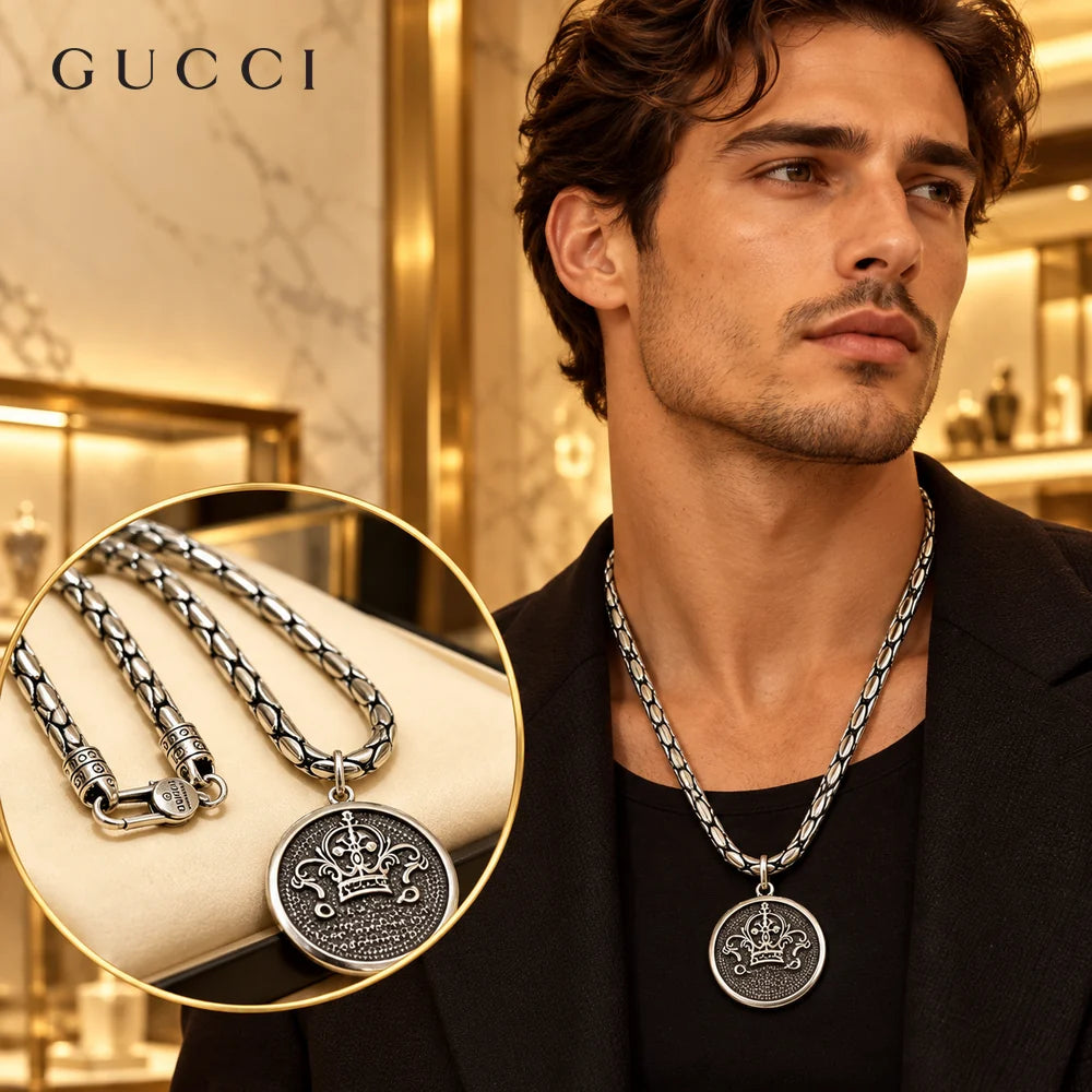 Gucci Anger Forest Chain Distressed Necklace – Style 35 - image 1