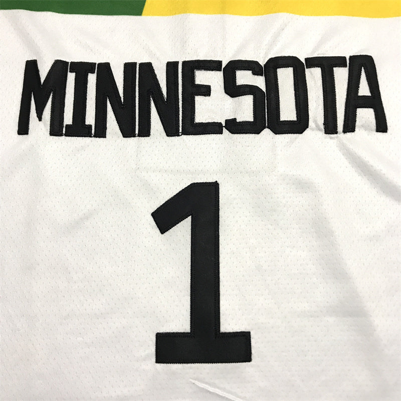 Anthony Edwards #1 Minnesota Timberwolves White 2022-23 City Edition Swingman Jersey – Nike Rainbow Stripe