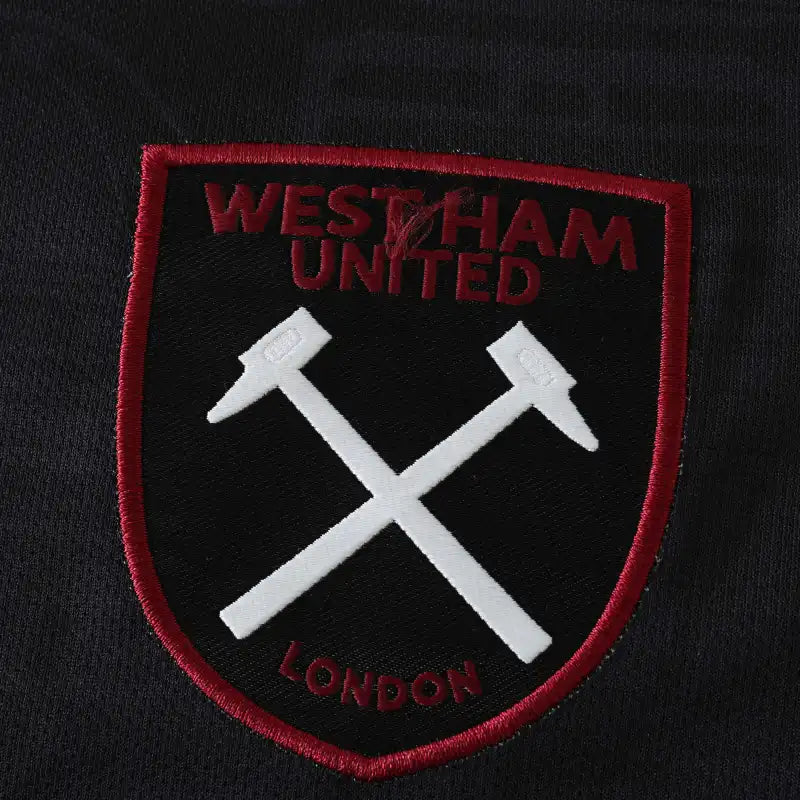 West Ham United Away Fan Version 2024/25 – Premier League Football Jersey | Hammers Crest