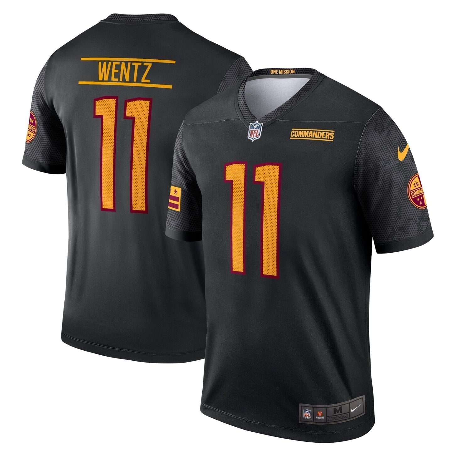 Carson Wentz Washington Commanders  Alternate Legend Jersey - Black