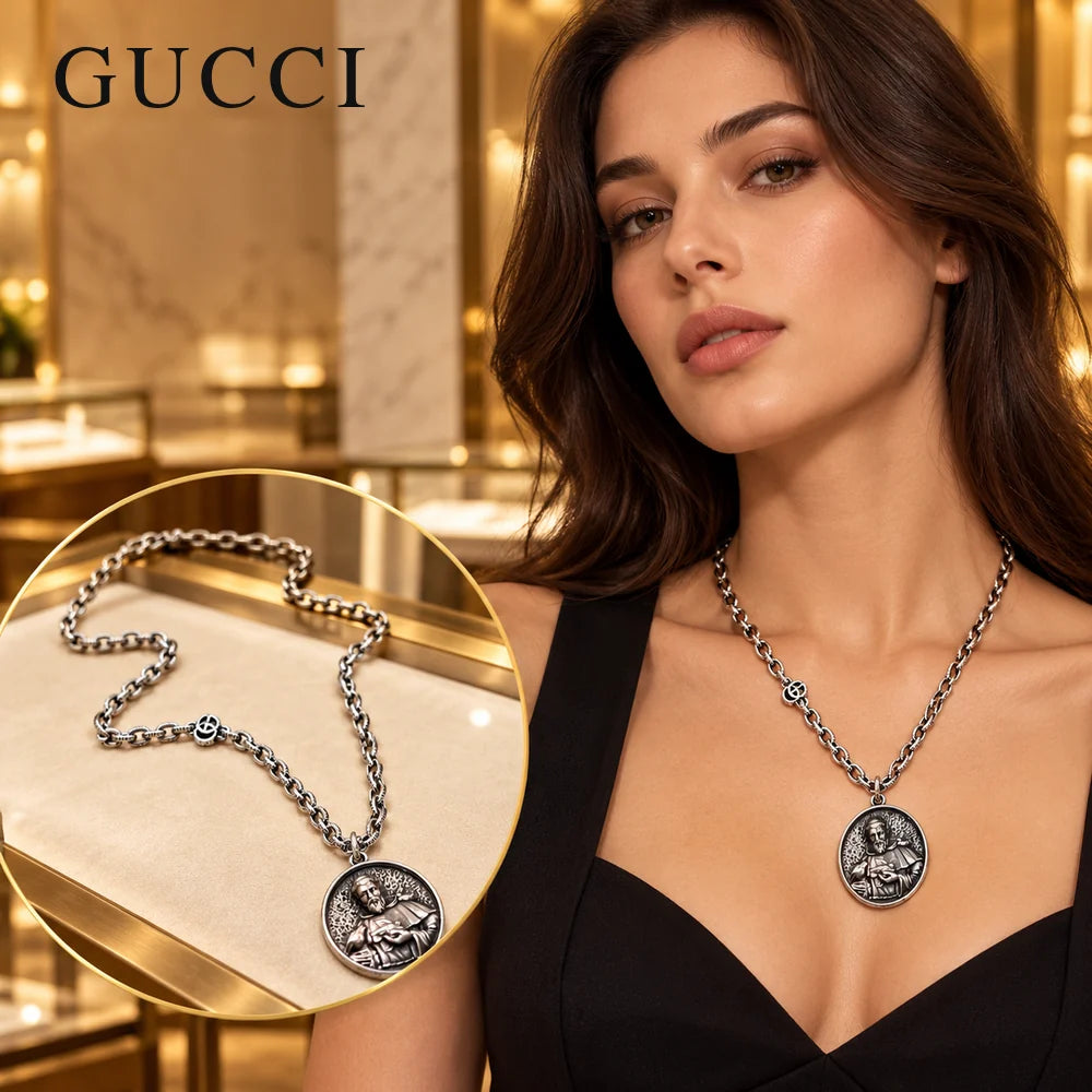 Gucci Anger Forest Chain Distressed Necklace – Style 56 - image 1