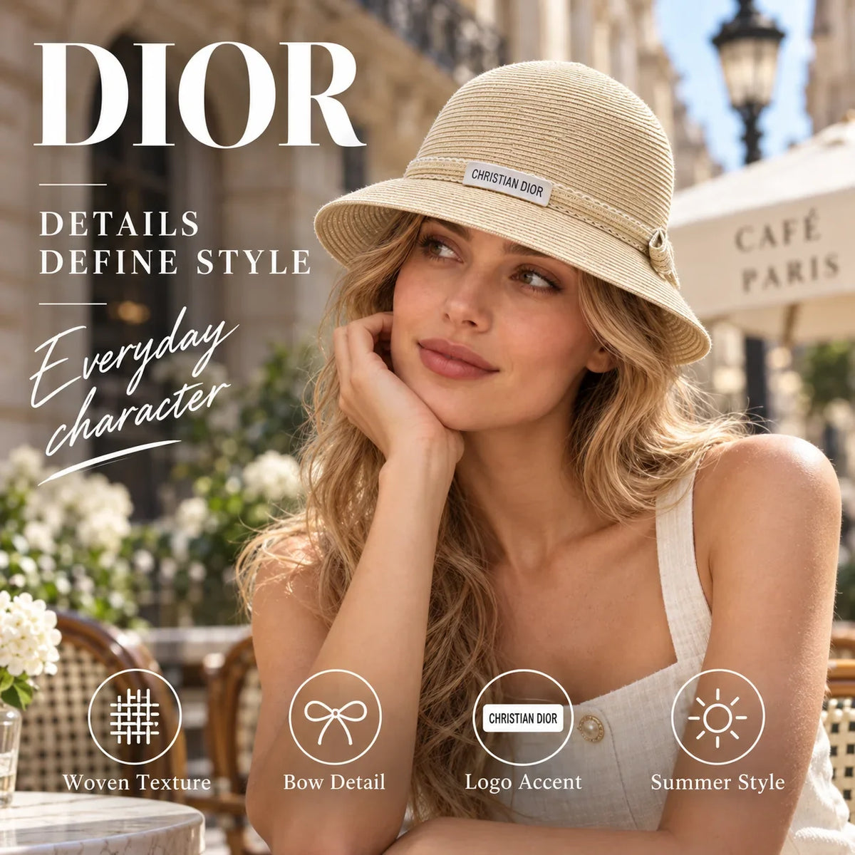 Dior Straw Hat - image 1