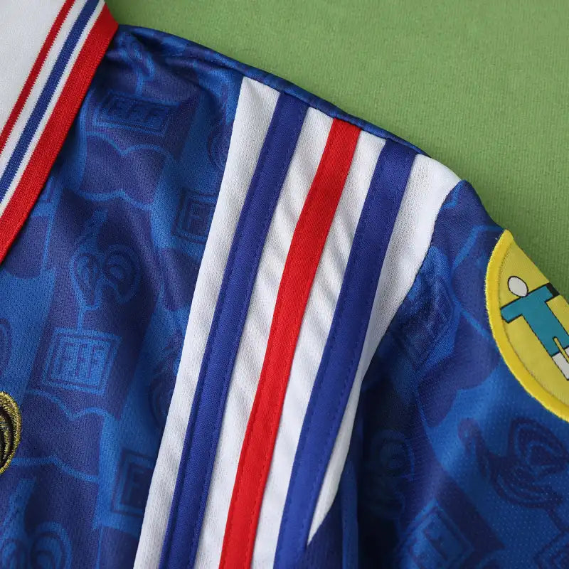 France National Team 1996 Home Retro Fan Jersey – Classic Vintage Football Shirt