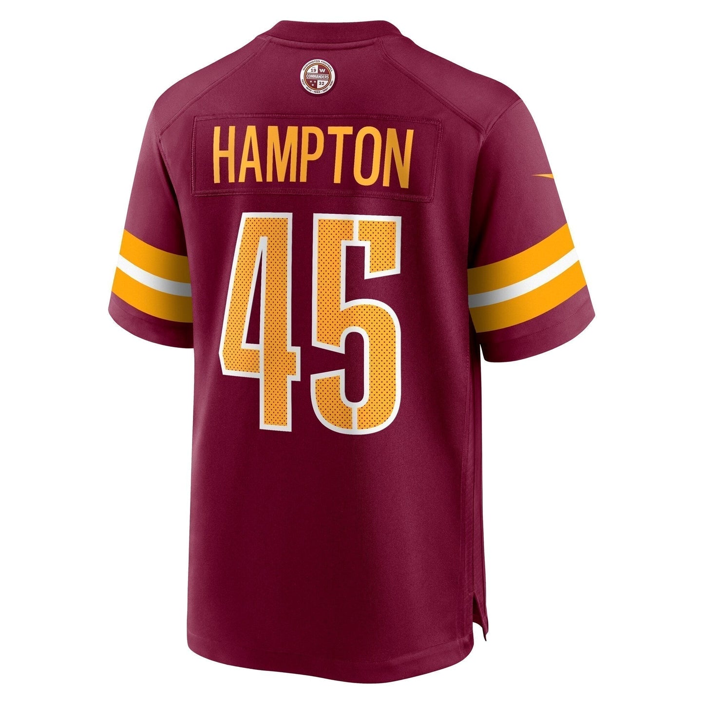 Dominique Hampton Washington Commanders Game Jersey -  Burgundy