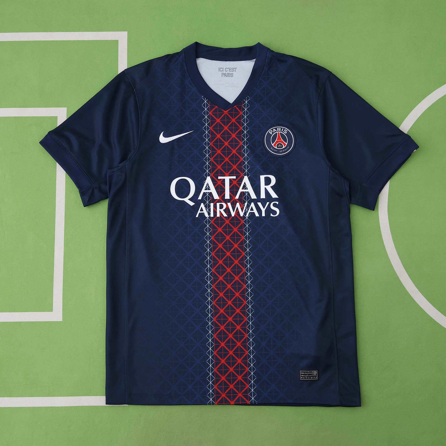 PSG Home Fan Jersey 2025/26 | Custom Name & Number | Kvaratskhelia Dembélé Hakimi Doué