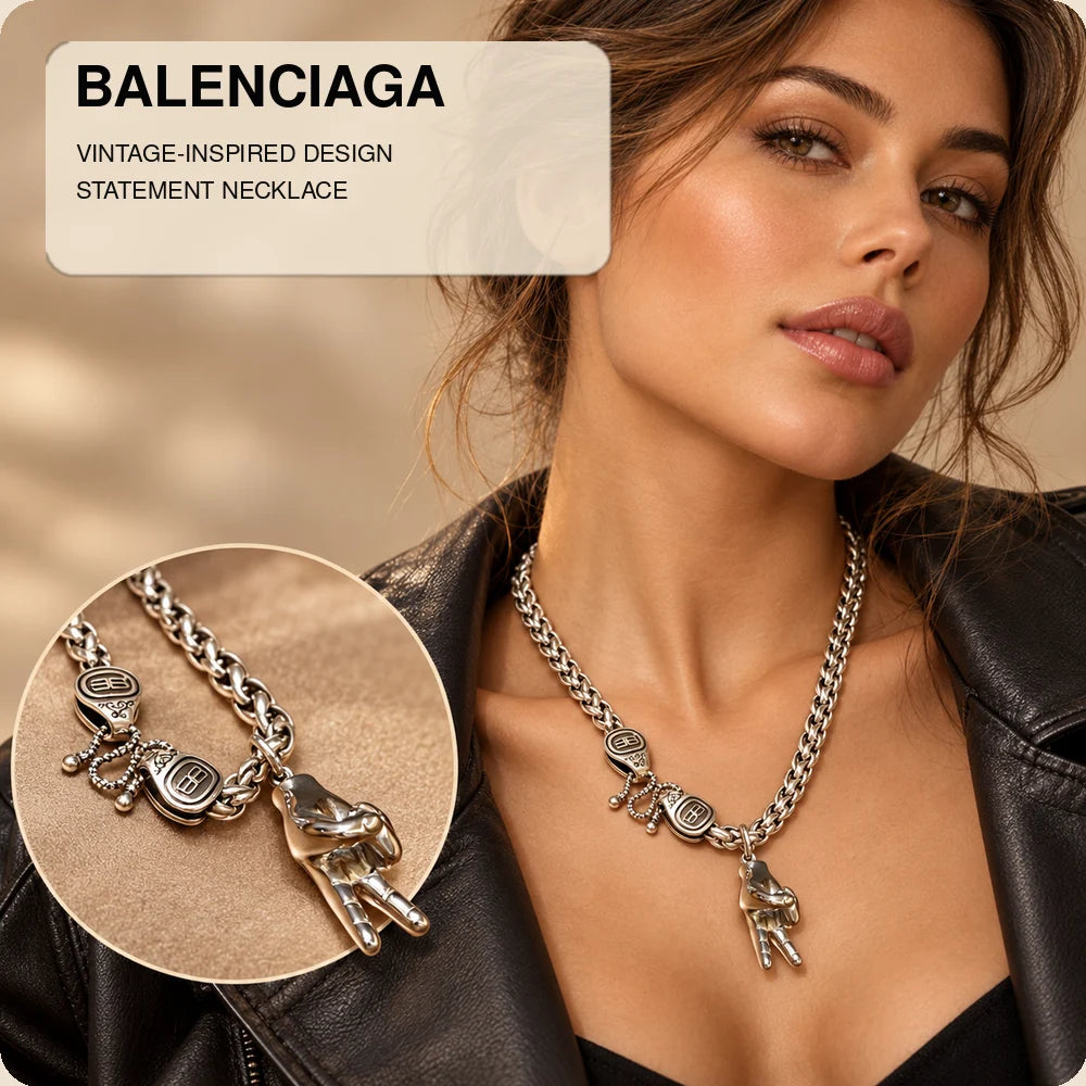 Balenciaga Vintage-Inspired Necklace – Style 54 - image 1