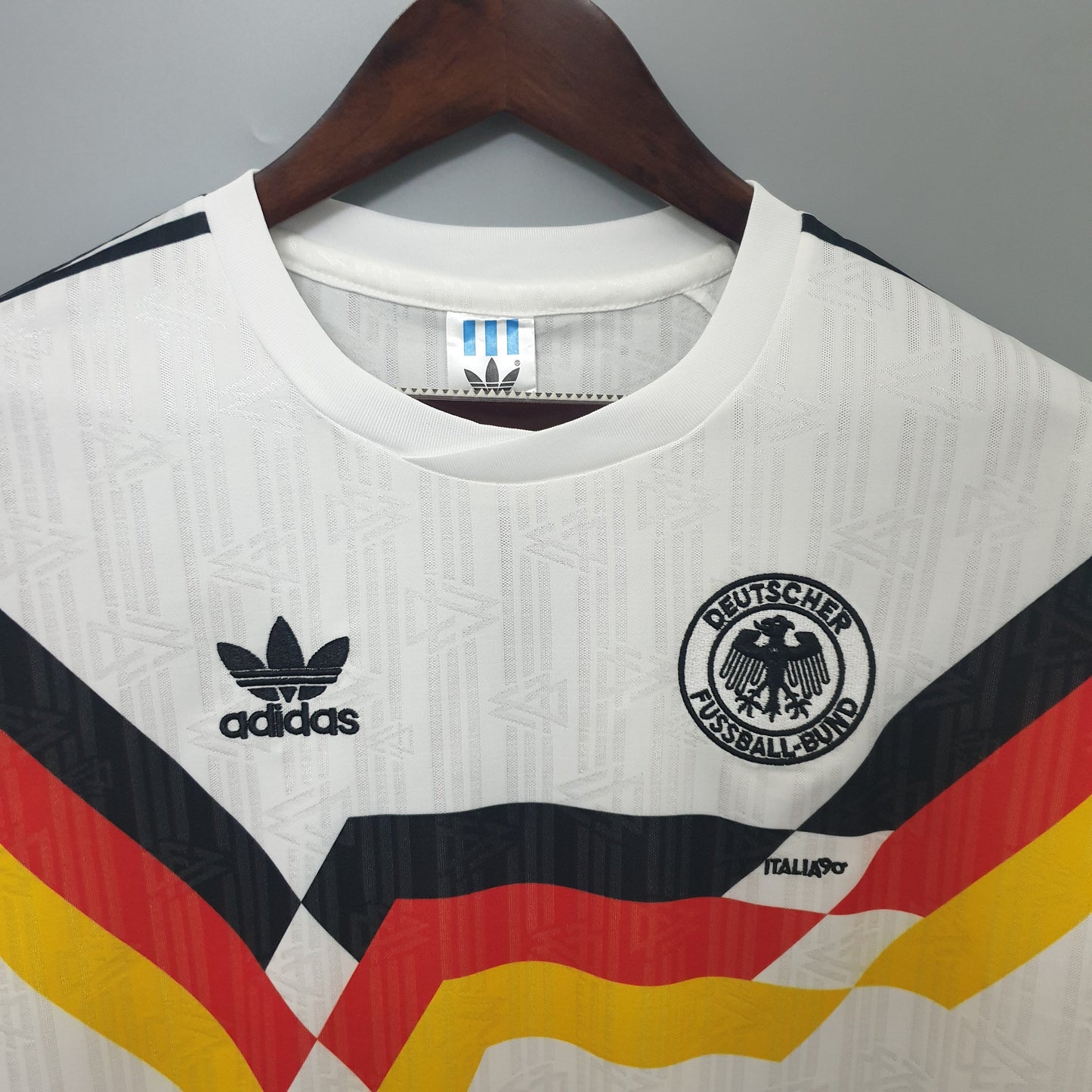West Germany 1990 World Cup Home Retro Soccer Jersey – Adidas DFB Matthaus Klinsmann Voller Brehme Kit