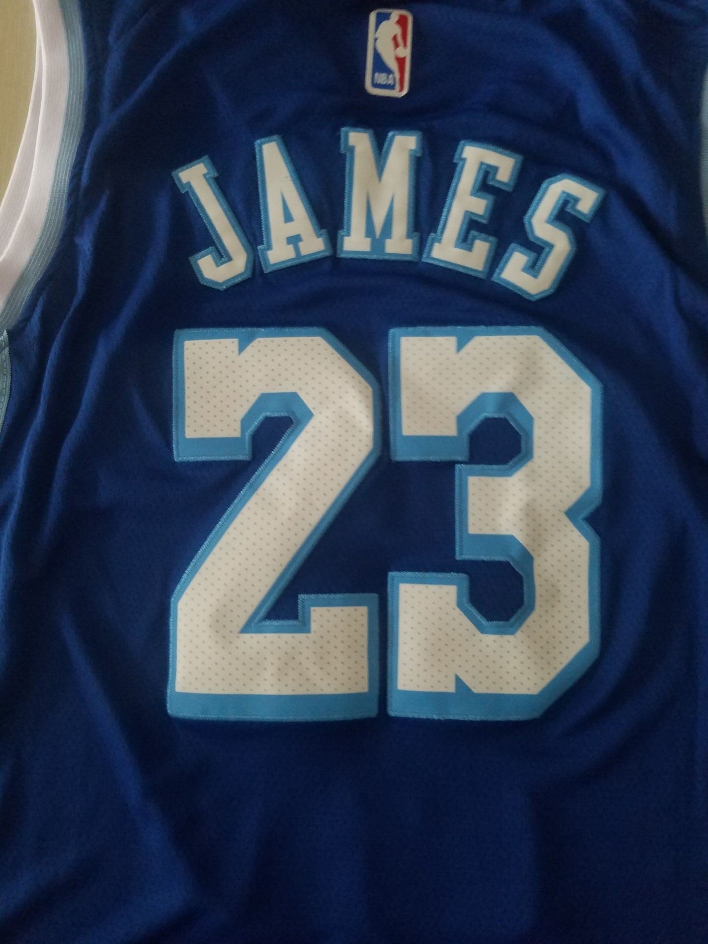 LeBron James #23 Los Angeles Lakers Blue 2019-20 City Edition "Crenshaw" Swingman Jersey – Nike