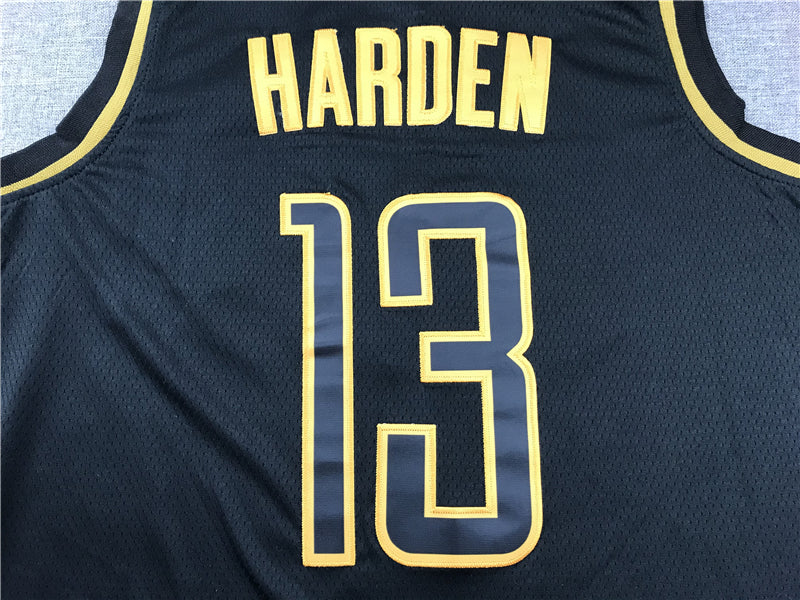 Men's Houston Rockets James Harden #13 NBA Black Replica Player Jerseys