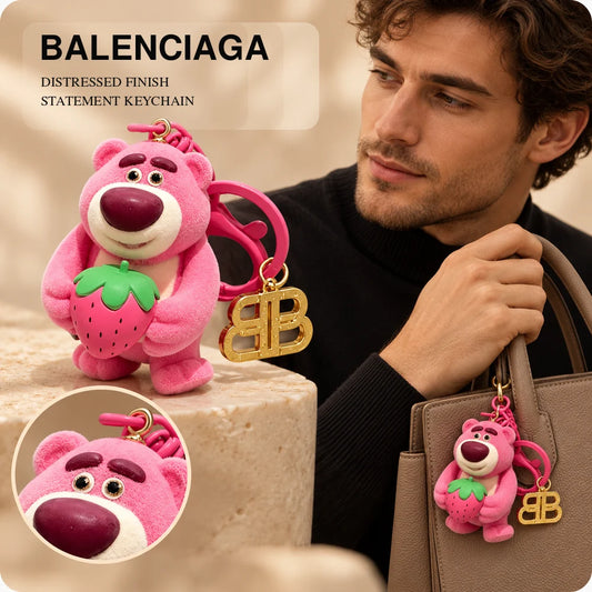 Balenciaga Distressed Keychain – Style 52 - image 1