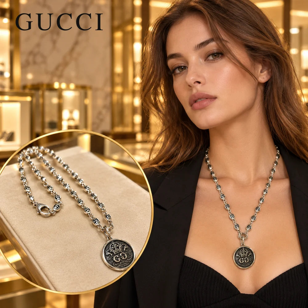 Gucci Anger Forest Chain Distressed Necklace – Style 57 - image 1