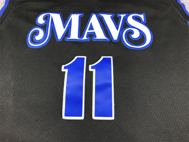 Kyrie Irving #11 Dallas Mavericks 2023/24 City Edition Swingman Jersey – Black MAVS Nike DFW