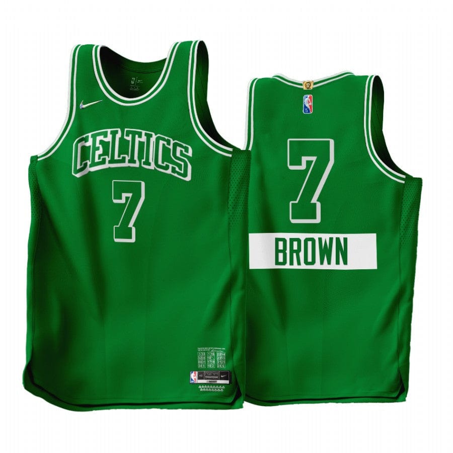 Jaylen Brown #7 Boston Celtics 2021/22 City Edition Swingman Jersey – Kelly Green NBA Fan Gear