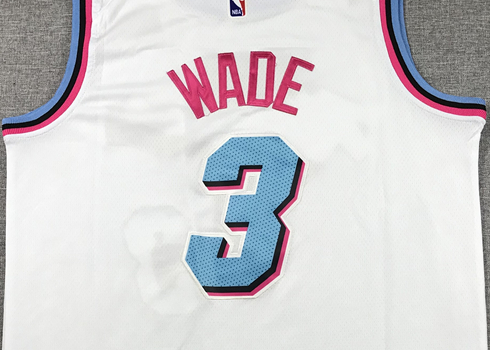 Men's Miami Heat Dwyane Wade #3 NBA White Swingman Player Jerseys