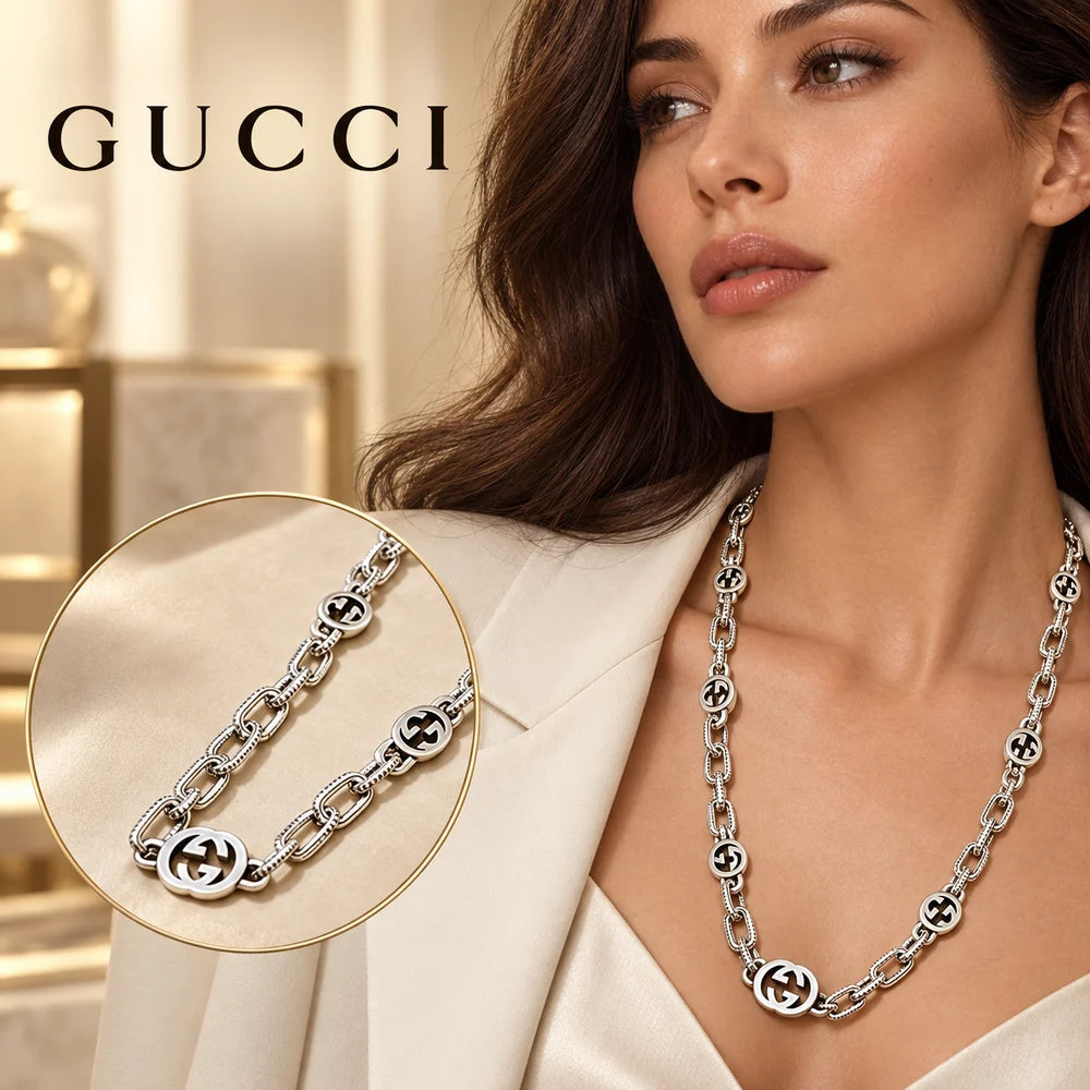 Gucci Anger Forest Chain Distressed Necklace – Gucci jewelry main image