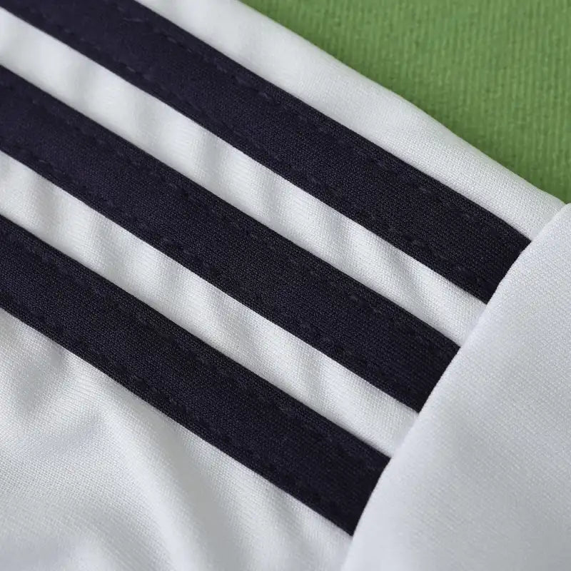 Real Madrid CF Home Retro Fan Version Jersey 2012/13 – White Football Shirt with Navy & Teal Trim