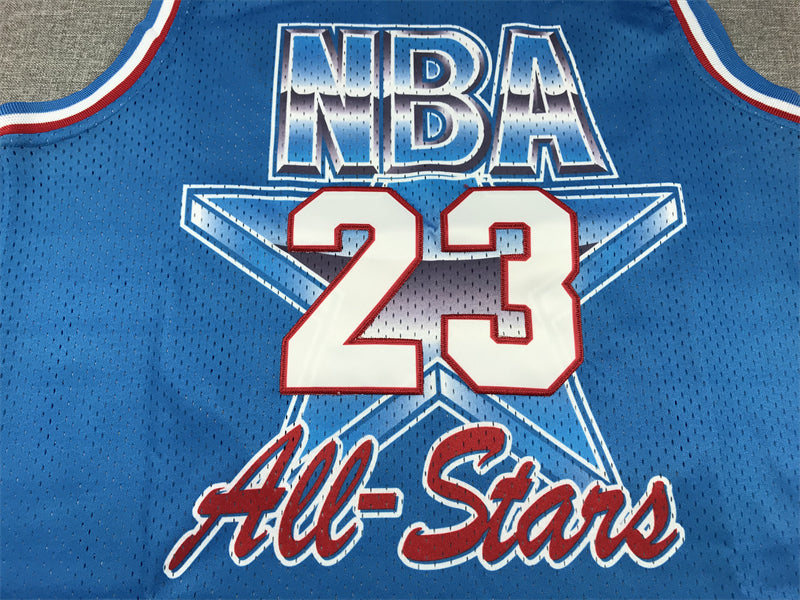 Michael Jordan #23 1993 NBA All-Star Game Mitchell & Ness Blue Hardwood Classics Authentic Jersey