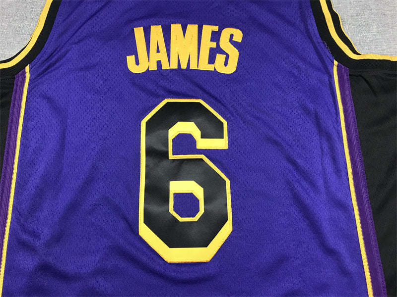 LeBron James #6 Los Angeles Lakers Purple 2022-23 City Edition "Leave A Legacy" Swingman Jersey – Jordan Brand