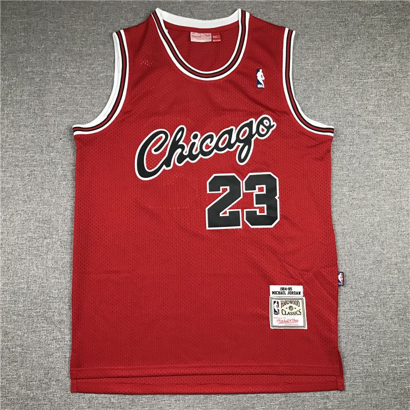 Michael Jordan #23 Chicago Bulls Mitchell & Ness Red 1984-85 Rookie Season Hardwood Classics Swingman Jersey