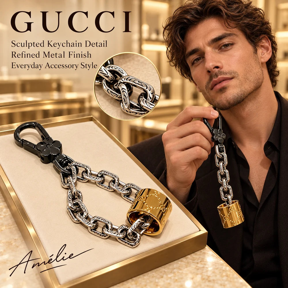 Gucci Anger Forest Distressed Keychain – Gucci jewelry main image
