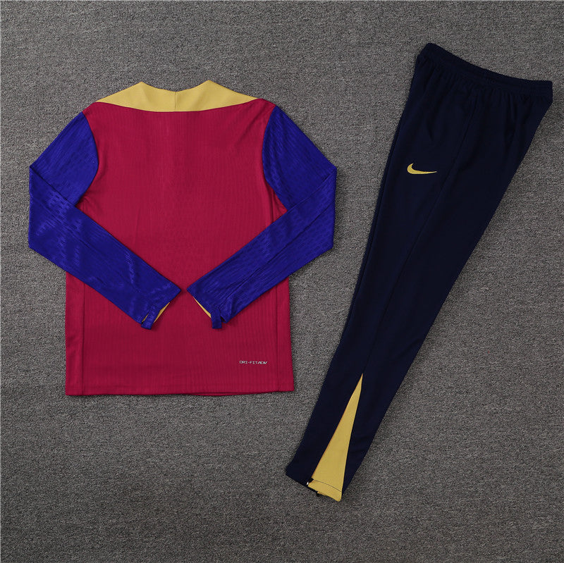 FC Barcelona Training Suit 2024/25 | Red & Blue Tracksuit Set
