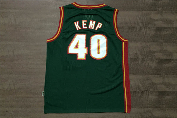 Shawn Kemp #40 Seattle SuperSonics Green 1995-96 Hardwood Classics Swingman Jersey – Mitchell & Ness