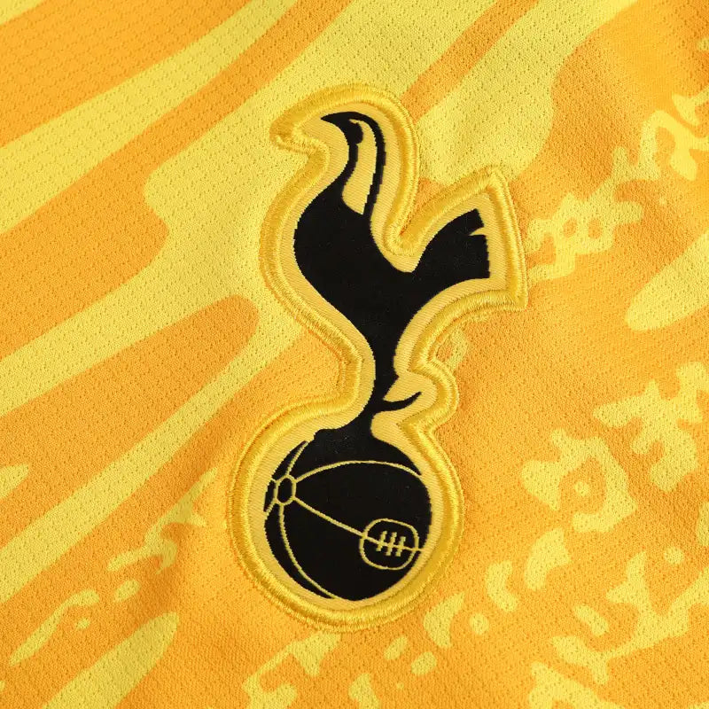 Tottenham Hotspur 2024/25 Goalkeeper Fan Jersey – Yellow | AIA | Spurs GK Shirt | Fan Version