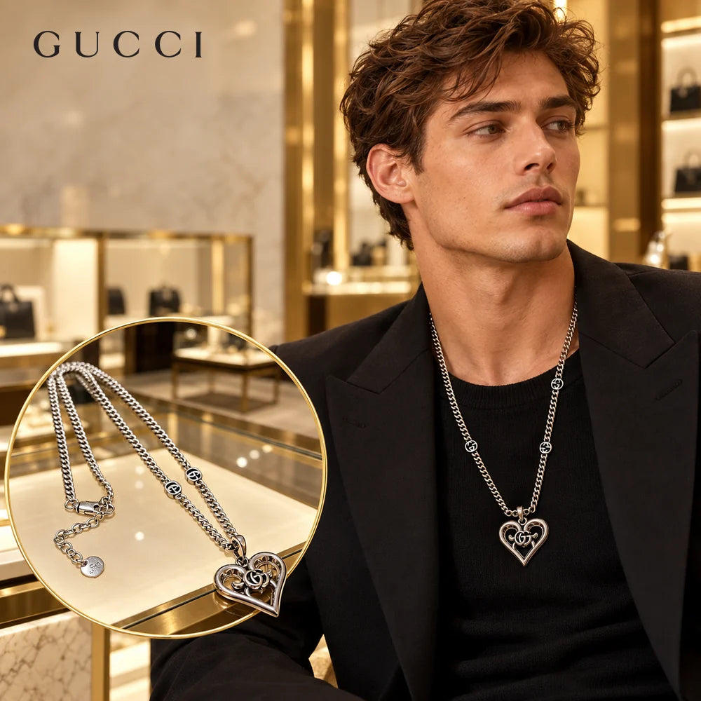 Gucci Anger Forest Chain Distressed Necklace – Style 47 - image 1