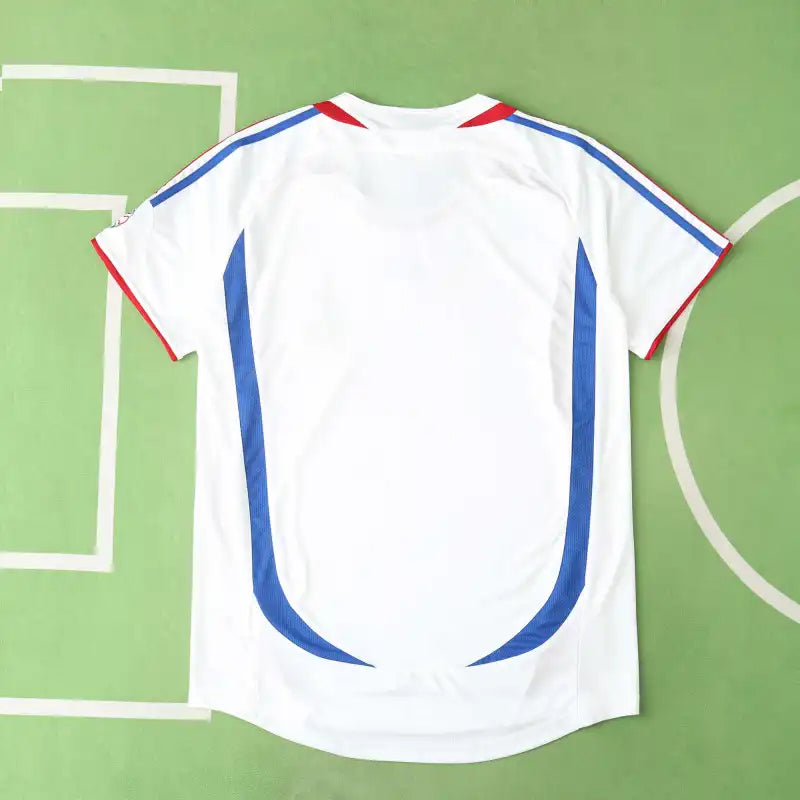 France 2006 World Cup Away Retro Fan Version Soccer Jersey