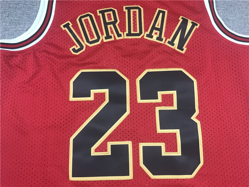Michael Jordan #23 Chicago Bulls Mitchell & Ness Red Chinese Edition "公牛" Hardwood Classics Swingman Jersey