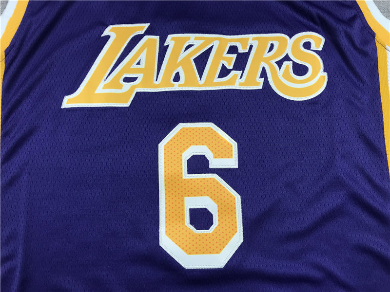 LeBron James #6 Los Angeles Lakers Purple 2022-23 Statement Edition Swingman Jersey – Jordan Brand