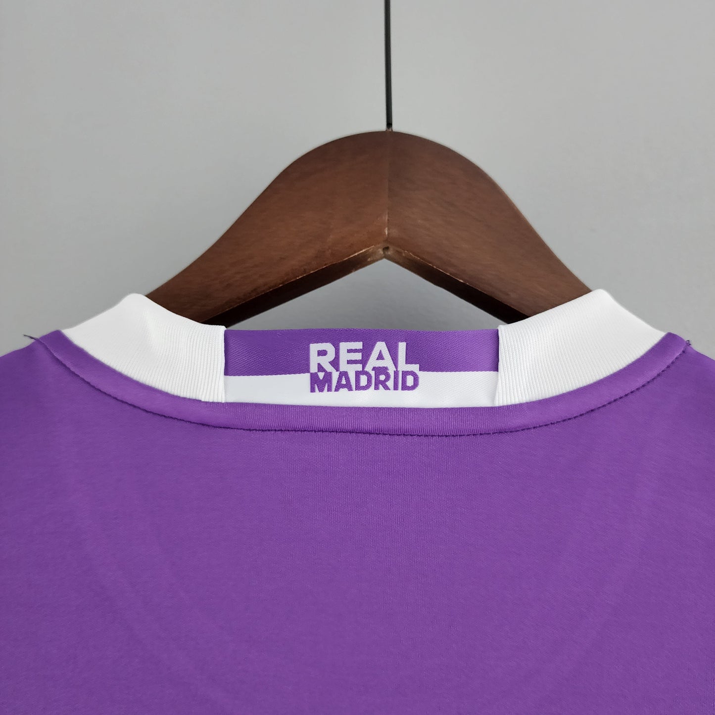 Real Madrid 2016-17 Away Purple Jersey – Adidas Purple White Crew Neck Three Stripes Fly Emirates Climacool Ronaldo Benzema Modric Ramos Bale Kroos Champions League Fan Version Football Shirt