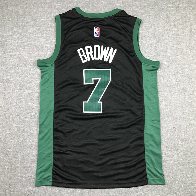 Jaylen Brown #7 Boston Celtics Statement Edition Swingman Jersey – Black